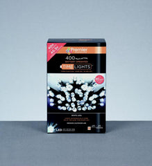 Premier 400 LED Multi Action Battery Operated Christmas Lights Multi/Green All Use