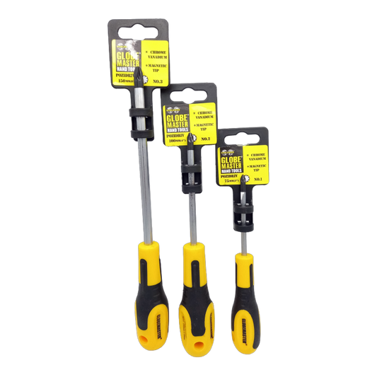 Globemaster Pozidrive Prof Screwdriver No3 150mm No.3 (6")