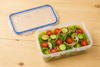Plastic Food Storage Container & Lid Takeaway Microwave Freezer Safe Storage Boxes