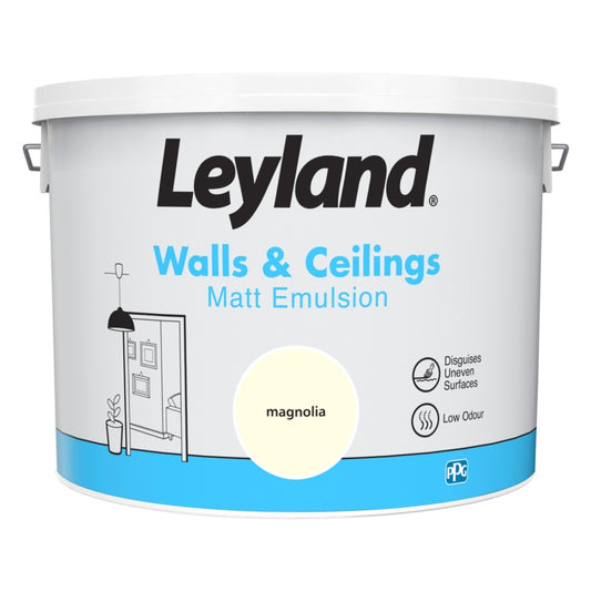 Leyland Matt Emulsion 10L Magnolia