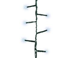 Lumineo 500 LED Compact Twinkle Lights Cool White/Green