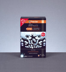 Premier 400 LED Multi Action Battery Operated TIMELIGHTS™ Warm White/Green