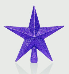 Premier Tree Top Star Glitter Finish 20cm Purple