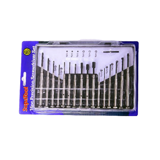 SupaTool Precision Screwdriver Set 16 Piece