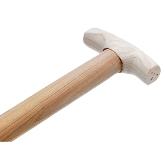 RST Replacement Ash Crutch Handle 304S Pattern Single Bent Taper 700mm (28") 11/2"