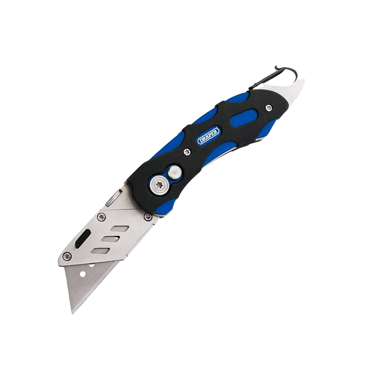Draper Folding Trimming Knife With Belt Clip