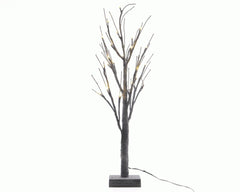 Kaemingk LED Grey Chalk Tree 180/240cm Warm White 96/160 Lights Christmas Decor