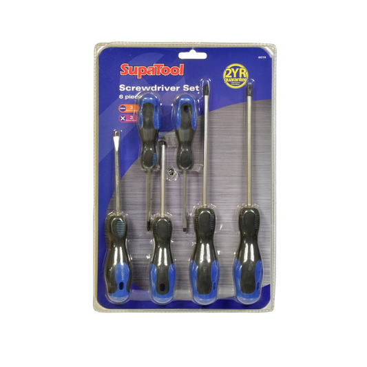SupaTool Screwdriver Set 6 Piece