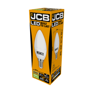 JCB LED Candle 470lm Opal 6w E14 3000k