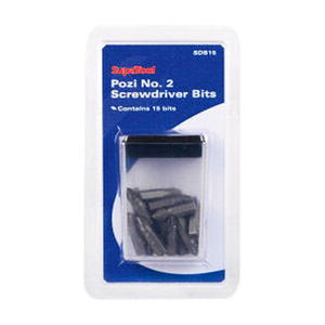 SupaTool Pozi No.3 Screwdriver Bits