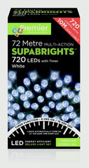 Premier 720 LED Multi Action Supabrights With Timer Warm White/Green
