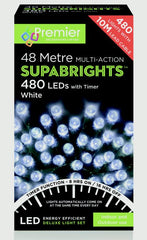 Premier 480 LED Multi Action Supabrights With Timer White/Green