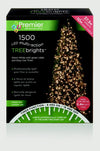 Premier 1500 LED Multi Action Treebrights With Timer Warm White/Green Cable