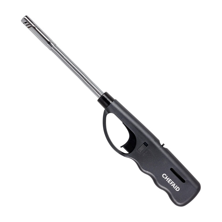 Gas Cooker BBQ Camping Lighter Refillable Candle Flame Gas Lock Barbeque UK