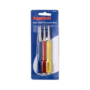 SupaTool Nail Punch Set 3 Piece