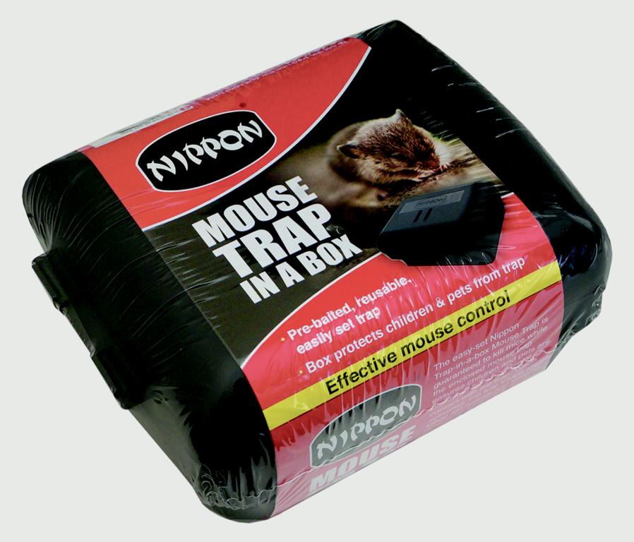 Nippon Pre-Baited Mouse Traps In A Box 183g