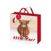 Ig Design Square Woven Bag Highland Cow