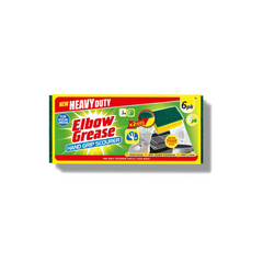 Elbow Grease Slim Heavy Duty Scrub Pads, Scourers & Sponges Cleaning Pack