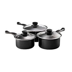 Pendeford First Choice Non-Stick Sauce Pan Set 3 Piece