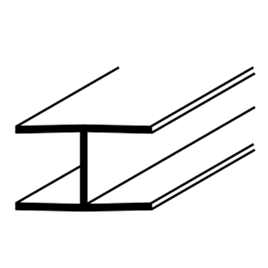 Easyfix H Section White S 12mm x 8ft