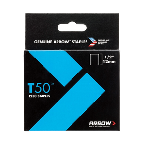 Arrow T50 Staples 12mm (1250)