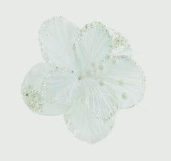 Premier Hibiscus Flower 20cm White