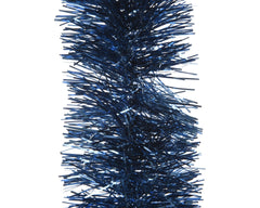 Deco Shiny 6 Ply Tinsel Garland 270cm Night Blue