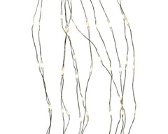 Kaemingk Micro LED Tree Lights 34 LED 180cm Cool White/Silver Cable