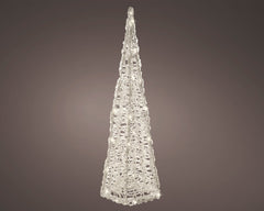 Kaemingk LED Acrylic Pyramid 30 LEDs Cool White