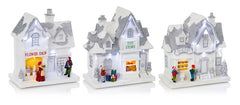 Premier Lit White Christmas Shop 20cm 3 Assorted Designs