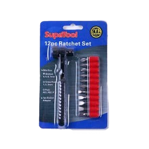 SupaTool Ratchet Screwdriver 12 piece
