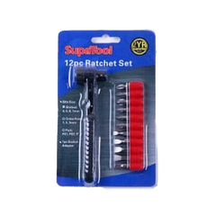 SupaTool Ratchet Screwdriver 12 piece
