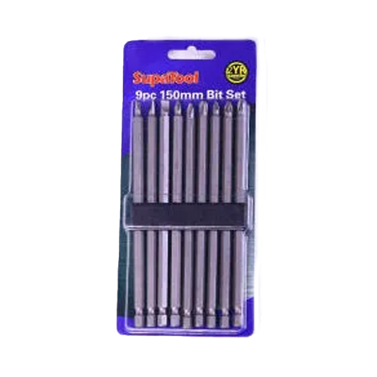 SupaTool Bit Set 150mm 9 Piece