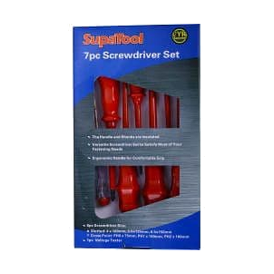 SupaTool Screwdriver Set 7 Piece