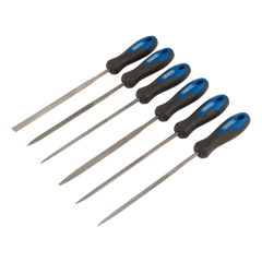 Draper 140mm Soft Grip Needle File 6 Piece