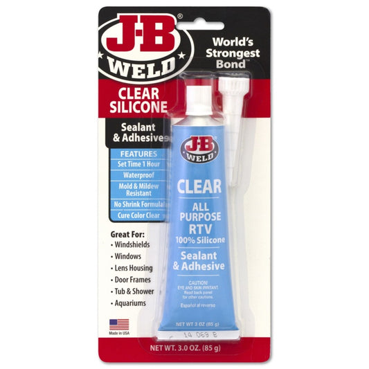 JB Weld Silicone 85g Clear