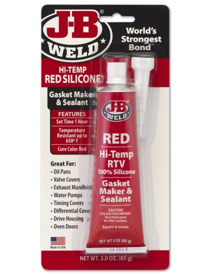 JB Weld Silicone Hi Temp 85gm Red
