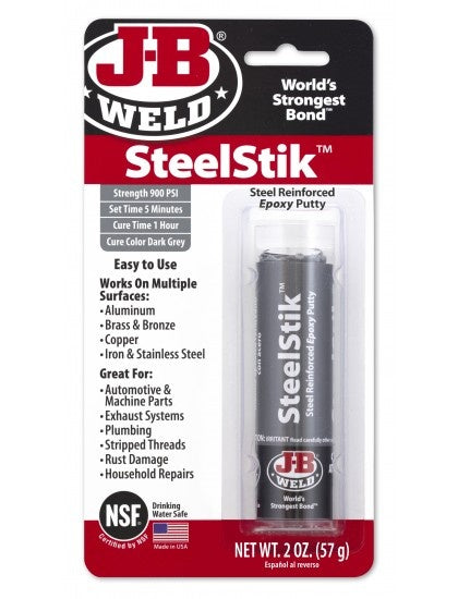 JB Weld SteelStik Epoxy Putty Stick 57g