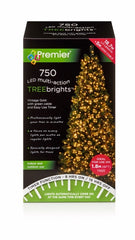 Premier 750 LED Multi Action Treebrights With Timer Vintage Gold/Green Cable
