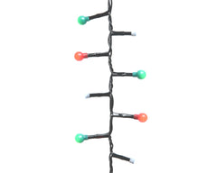 Lumineo 500 Cherry Compact Twinkle Lights White Red Green Mix
