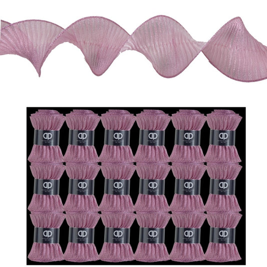 Davies Products Ruffle Ribbon 10mm x 2.7m Gold