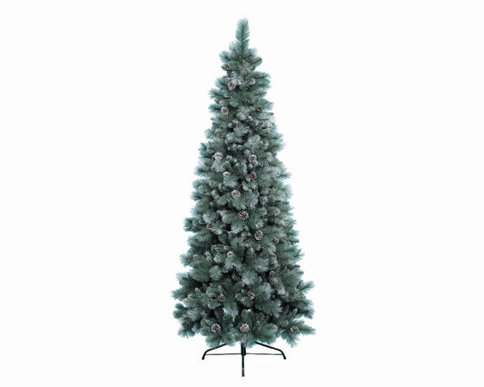 Kaemingk Green/White Frosted Norwich Pine 180cm
