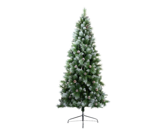 Kaemingk Green/White Frosted Norwich Pine 180cm