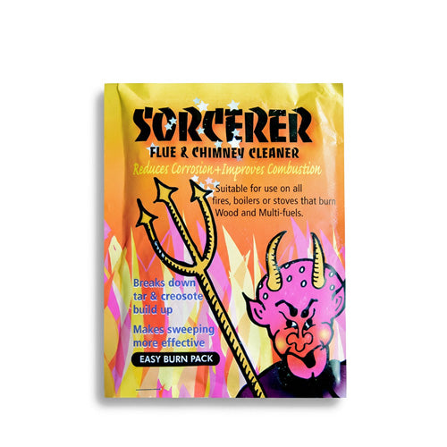 Manor Sorcerer Flue & Chimney Cleaner 90g Creosote & Soot Remover