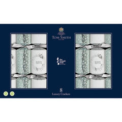 Tom Smith Luxury Crackers 8 x 14" Silver Deluxe