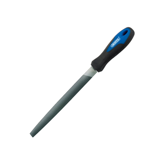 Draper Soft Grip Engineers Half Round File 200mm