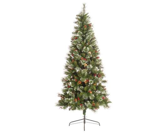Kaemingk Ipswich Snowy Pine Tree 180cm Green/White