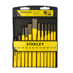 Stanley Punch And Chisel Kit 12 Piece