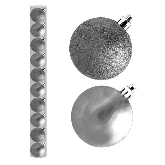 Davies Products Baubles Pack 10 6cm Rose Gold