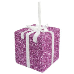 Davies Products Tinsel Gift 15cm White